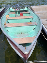 Load image into Gallery viewer, 14 ft Aluminum boats with 9.9 HP Hand Till Yamaha Motor