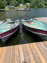 Load image into Gallery viewer, 14 ft Aluminum boats with 9.9 HP Hand Till Yamaha Motor
